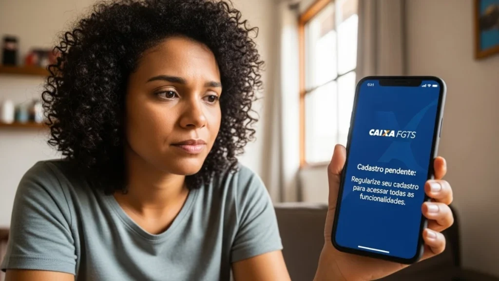 FGTS com pendência de cadastro