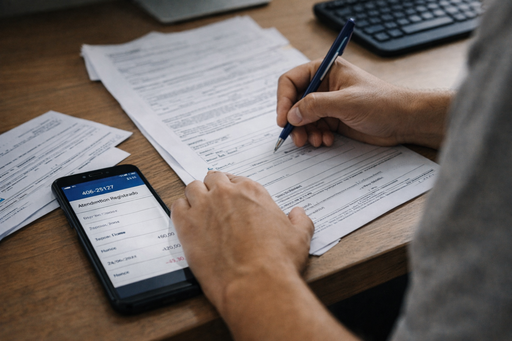 Processo de recuperação do valor junto à Caixa