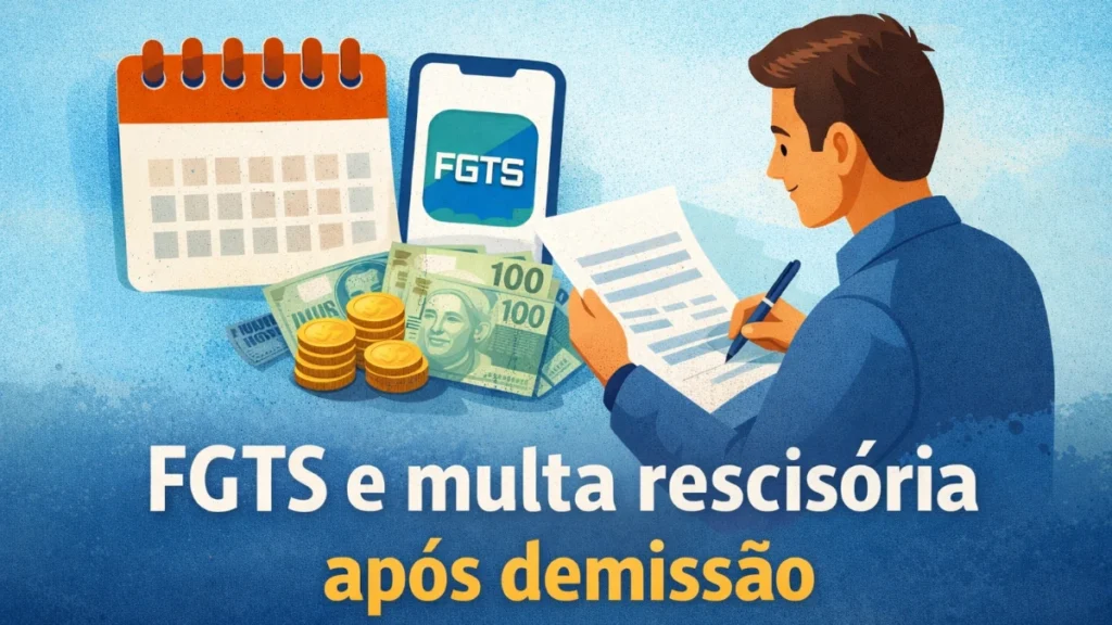 Qual o prazo para sacar FGTS e multa rescisória após demissão? (2026)